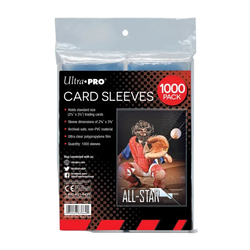 Ultra Pro Sleeves 1000 Pack